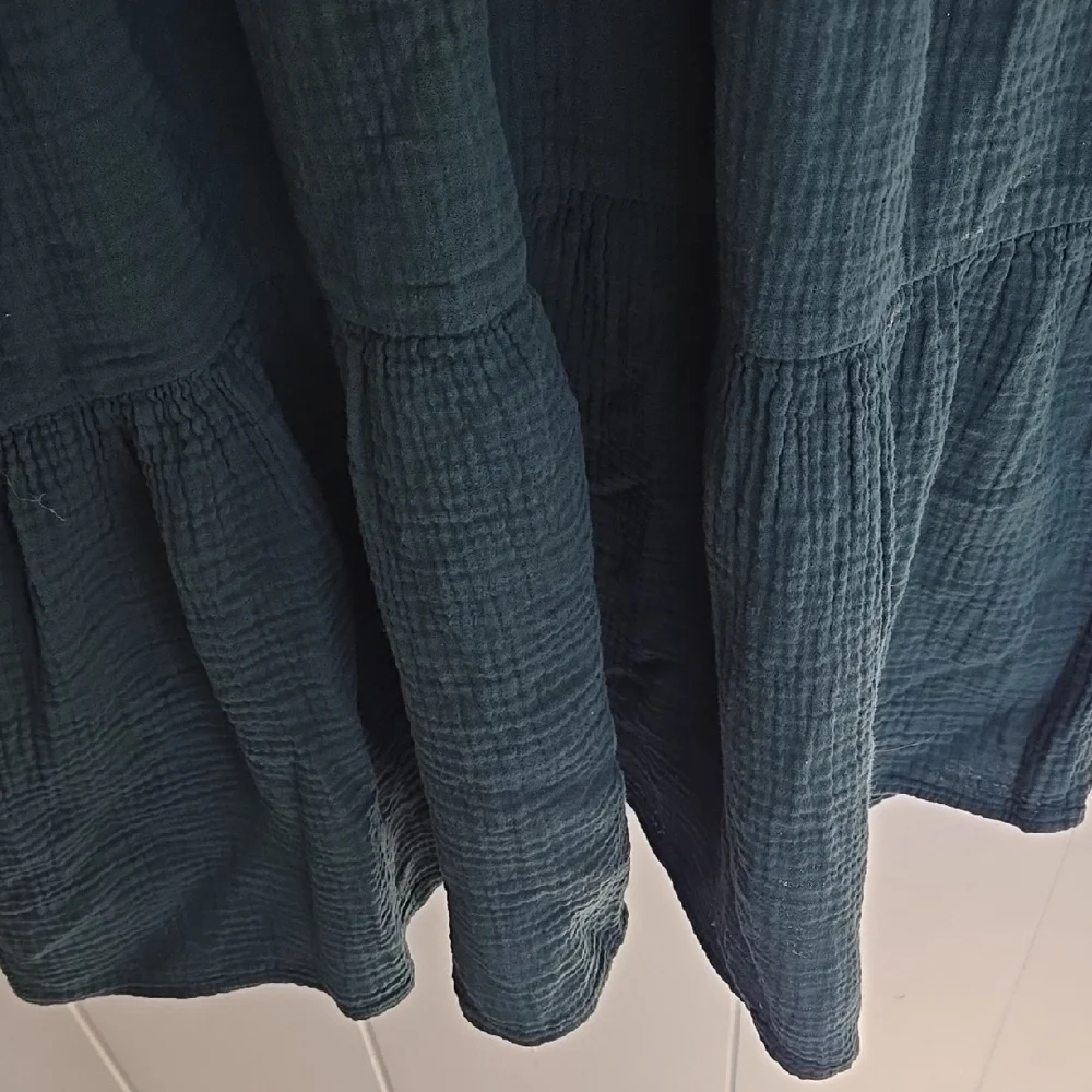 Madewell Lightspun Popover Tiered Mini Dress Size M - Picture 13 of 14